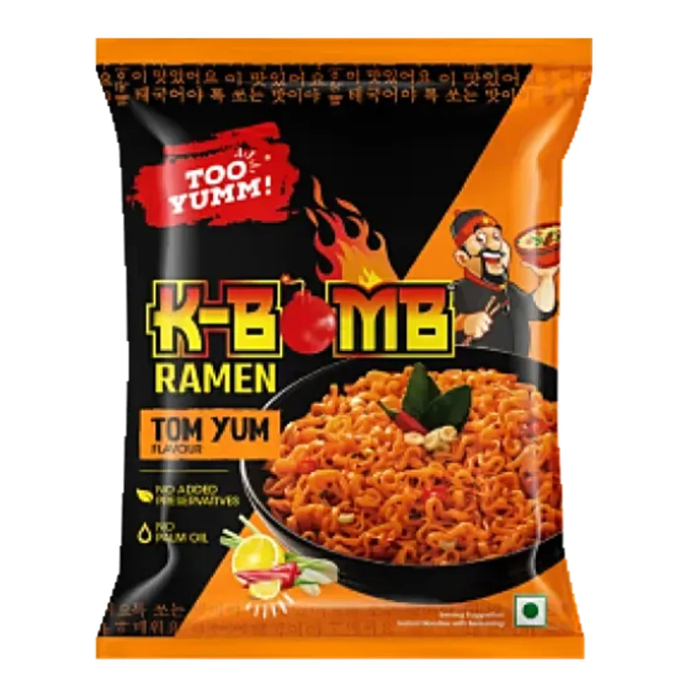 Too Yumm K-Bomb Ramen Tom Yum Flavour: 80 g