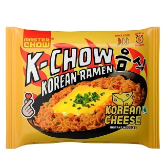 Masterchow K-Chow Korean Ramen Cheese Instant Noodles: 99 g