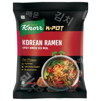 Knorr Korean Ramen Spicy Kimchi Veg Meal: 96 g