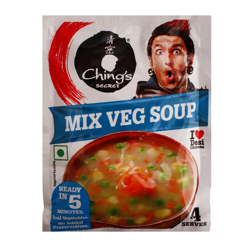 Ching's Mix Veg Instant Soup: 55 g