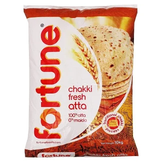 Fortune Chakki Fresh Whole Wheat Atta: 10 kgs
